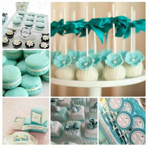 Combinación de colores en azul turquesa y blanco - 15