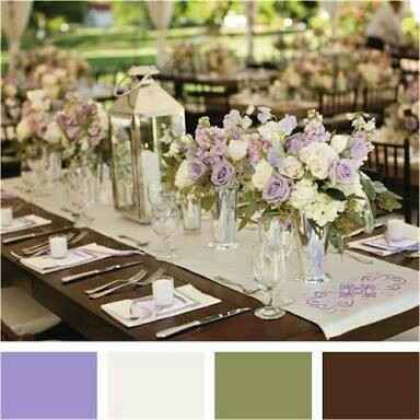 Combinacion de colores ivory y lila - 13