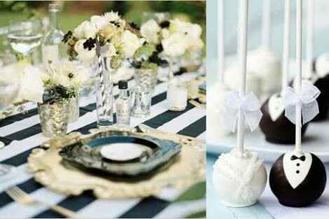 Combinación de colores negro y blanco - 12