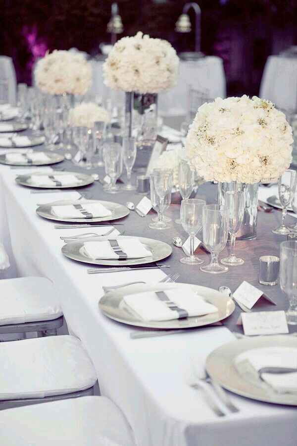 "combinaciones de colores en blanco y plateado - 13