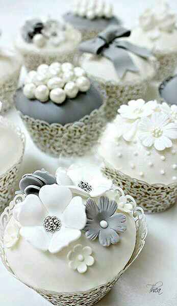 "combinaciones de colores en blanco y plateado - 28