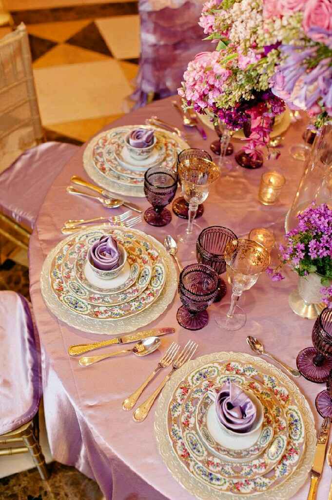 Combinaciones de colores en rose gold y lila - 11
