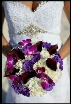 Combinaciones de colores en morado y plata - 2