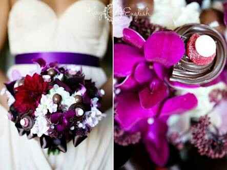 Combinaciones de colores en morado y plata - 4