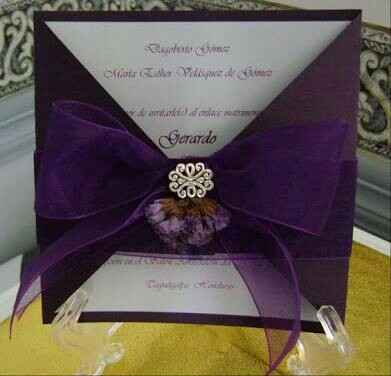 Combinaciones de colores en morado y plata - 16