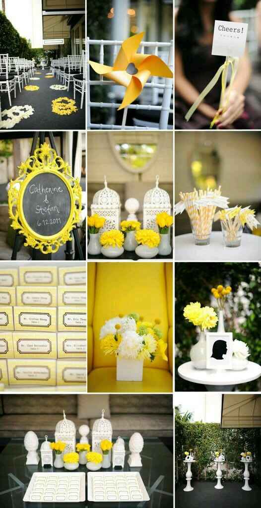 Combinación de colores amarillo y blanco - 16