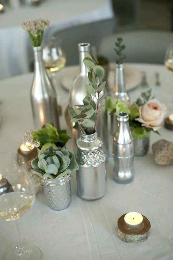 Combinaciones de colores en blanco y plata - 4
