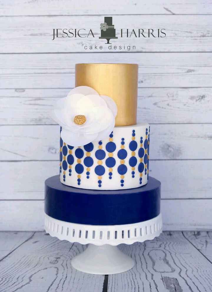 Combinación de colores en azul y dorado - 7