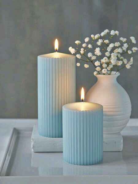 Combinaciones de colores en "blanco" y "celeste pastel" - 13