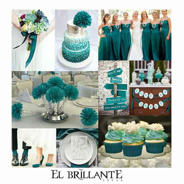 "combinaciones de colores en verde y blanco". - 17