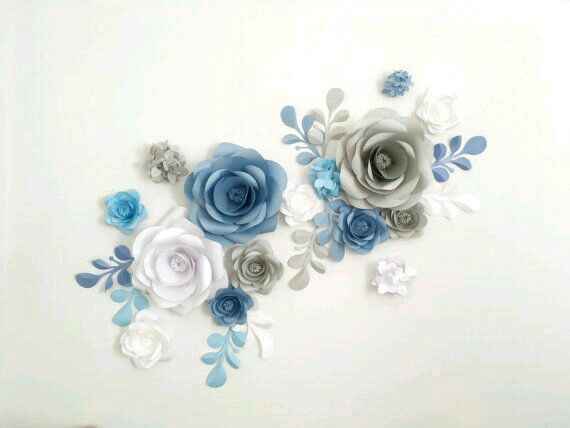 "combinaciones de colores en azul y gris". - 21