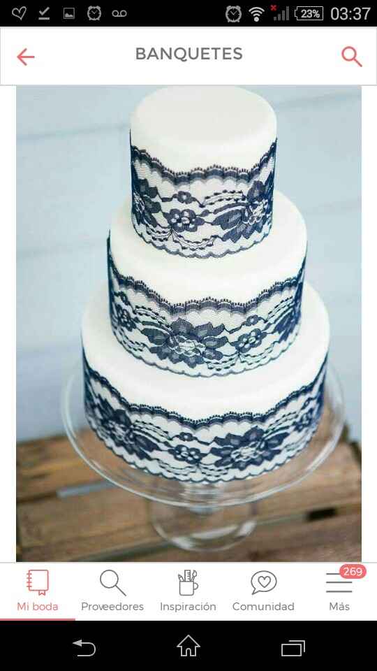 Pasteles efecto encaje - 2