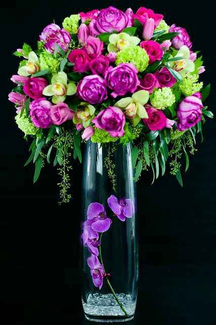 Combinacion de colores en lila, morado rosa y verde - 3