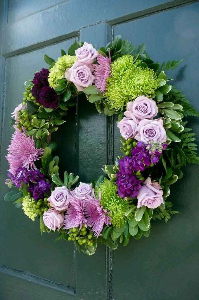 Combinacion de colores en lila, morado rosa y verde - 19