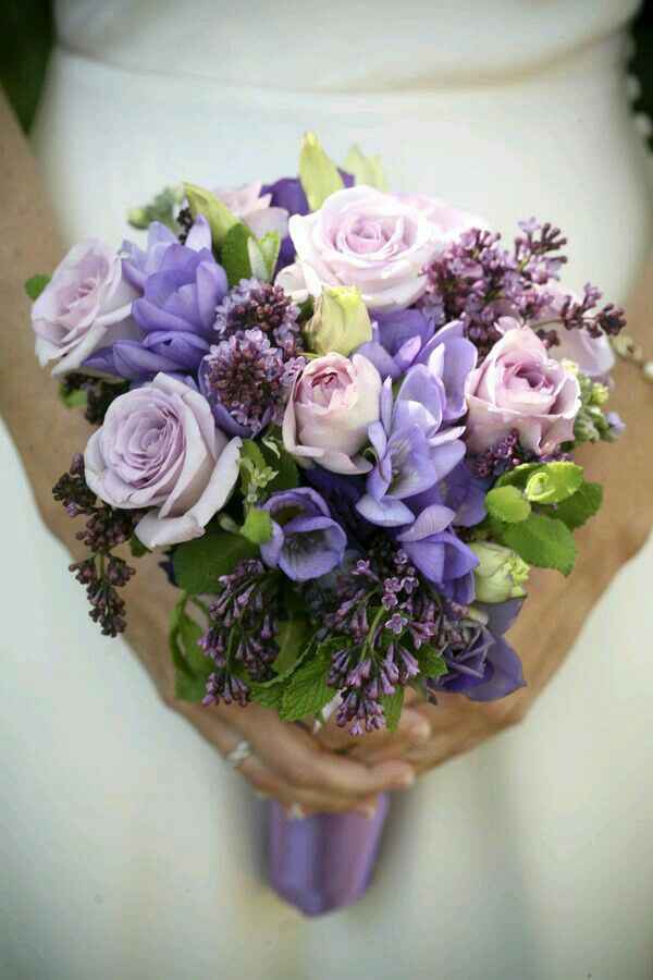 Combinacion de colores en lila, morado rosa y verde - 25