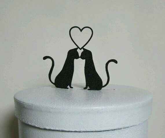 Cake toppers de siluetas - 4
