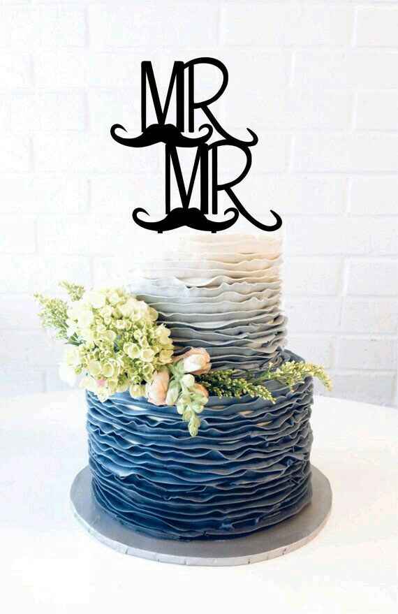 Cake toppers de siluetas - 12