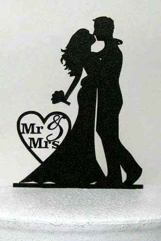 Cake toppers de siluetas - 20
