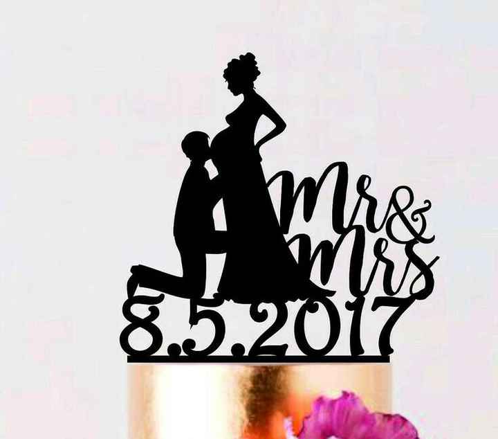 Cake toppers de siluetas - 37