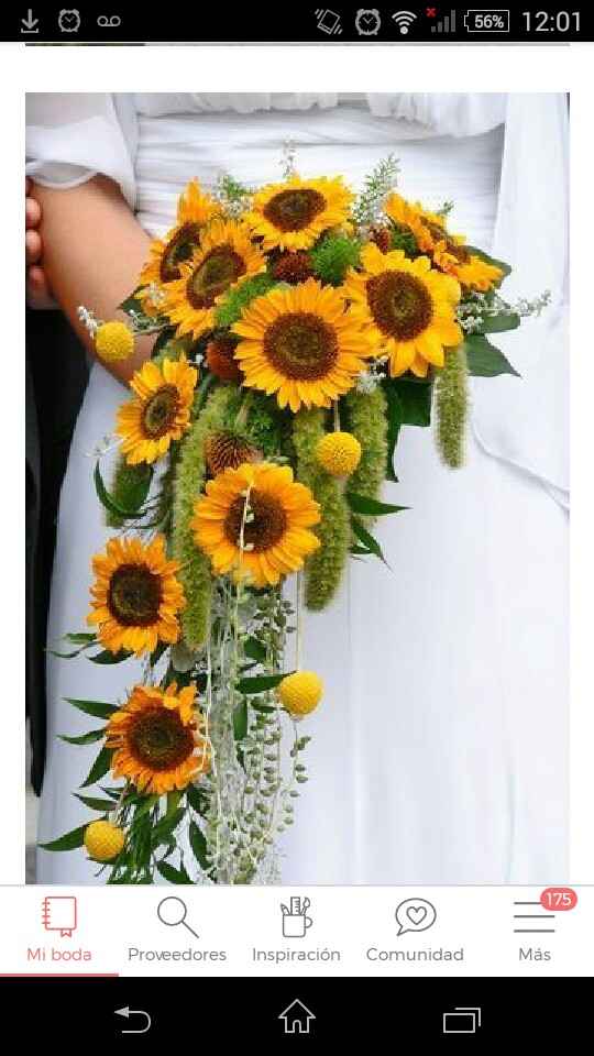 Ramos de novia con girasoles 🌻💐 - 1