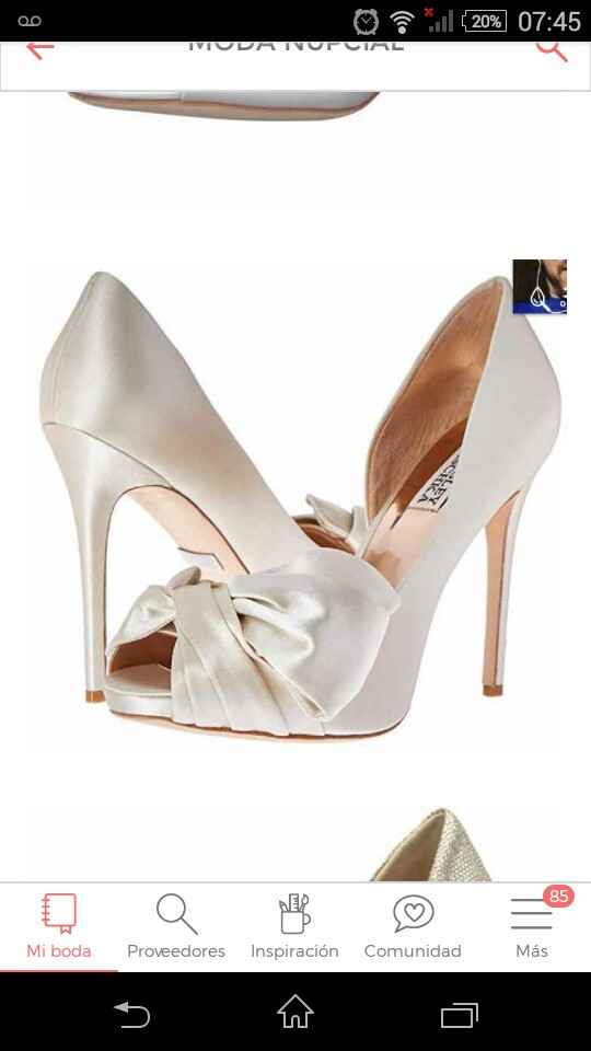 Zapatillas de novia ¿cuáles te gustan? - 1