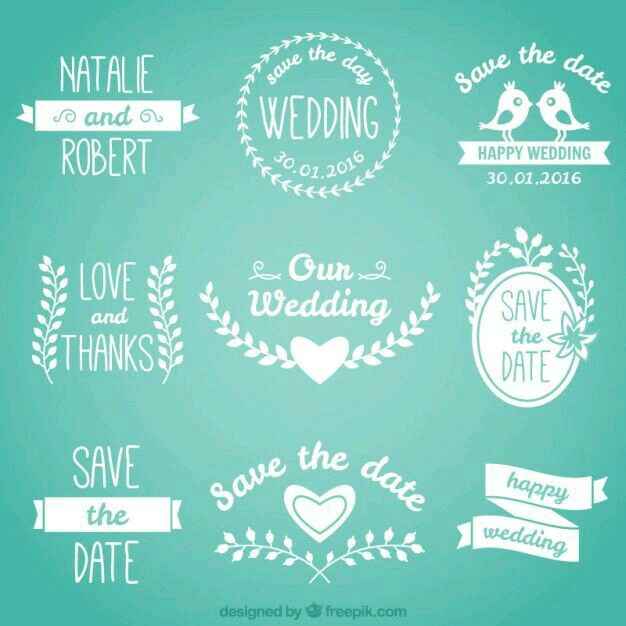 Logos de boda sencillos - 42