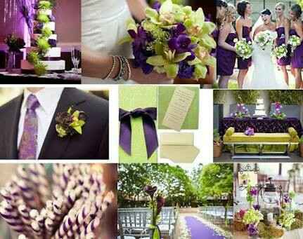 Combinacion de colores morado, negro y verde - 18