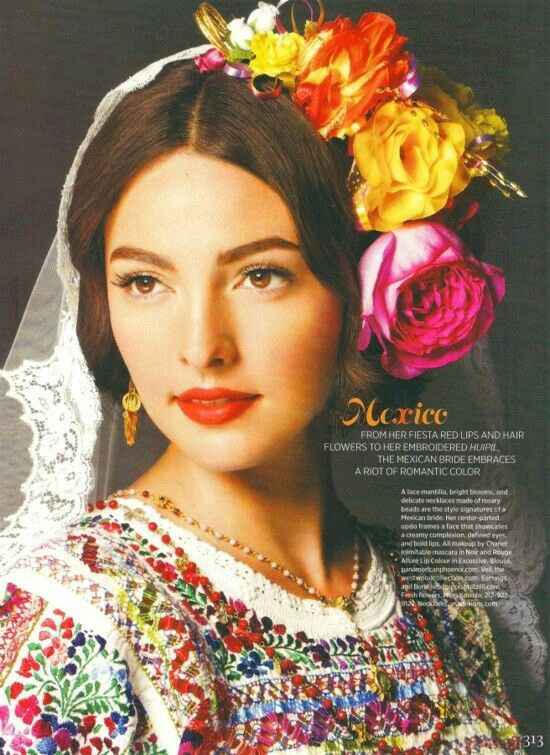 Tocado para boda mexicana - 3