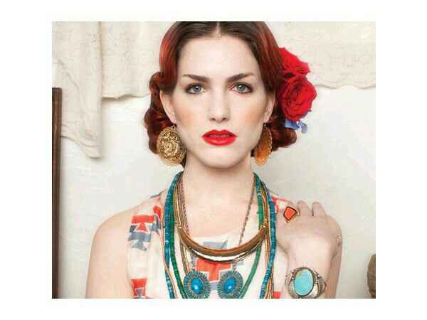 Tocado para boda mexicana - 7