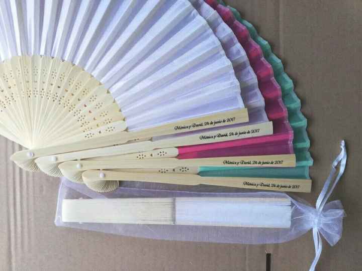 Abanicos de recuerdos como decorarlos?? - 2