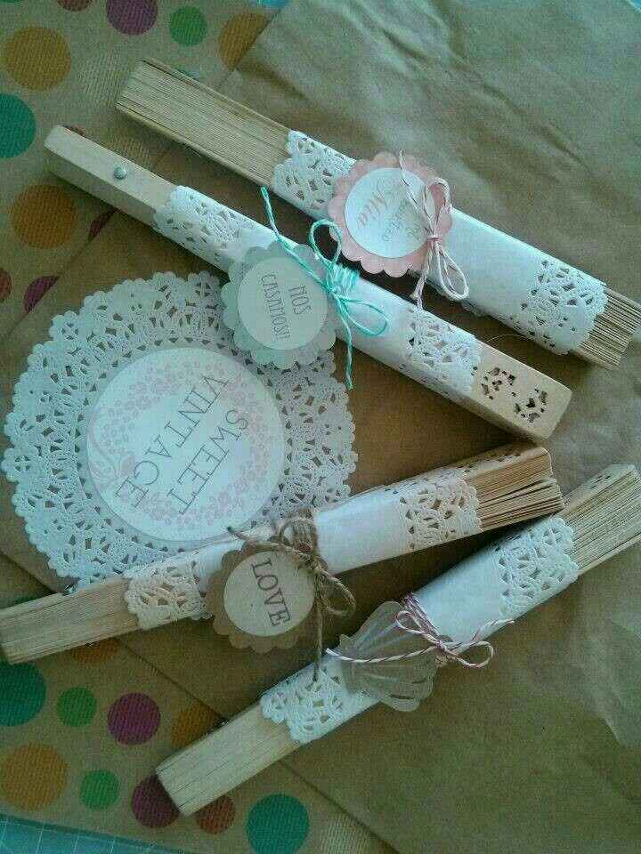 Abanicos de recuerdos como decorarlos?? - 8
