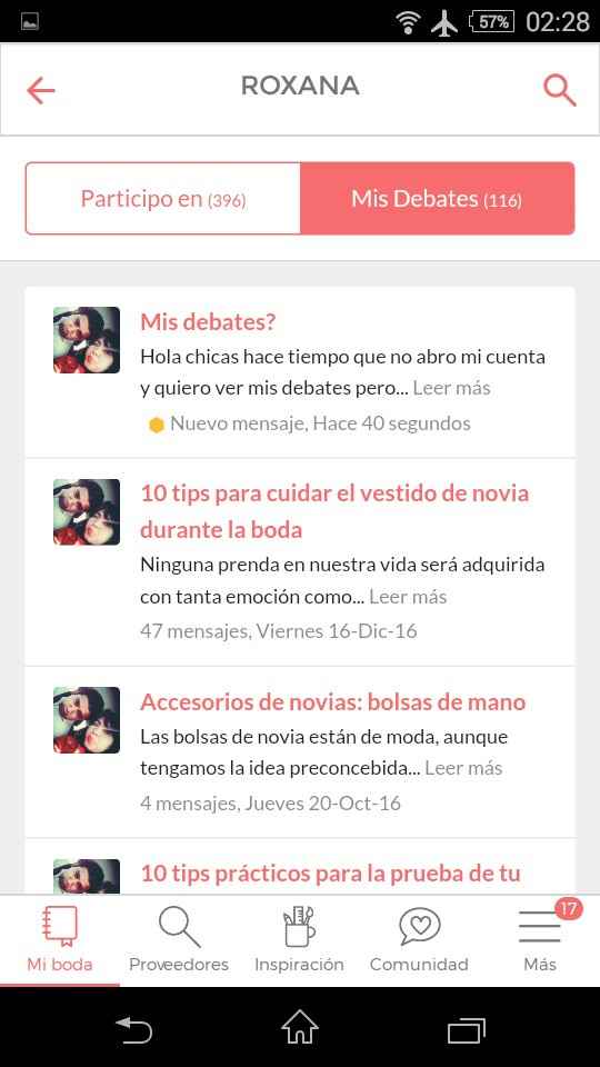 Mis debates? - 2