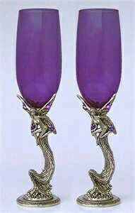 Decoración de copas en morado - 3