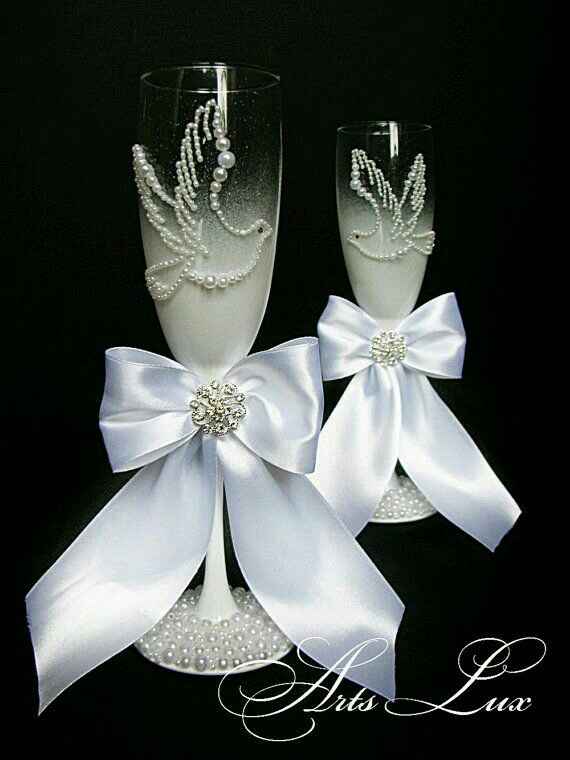 Decoración de copas en blanco - 4