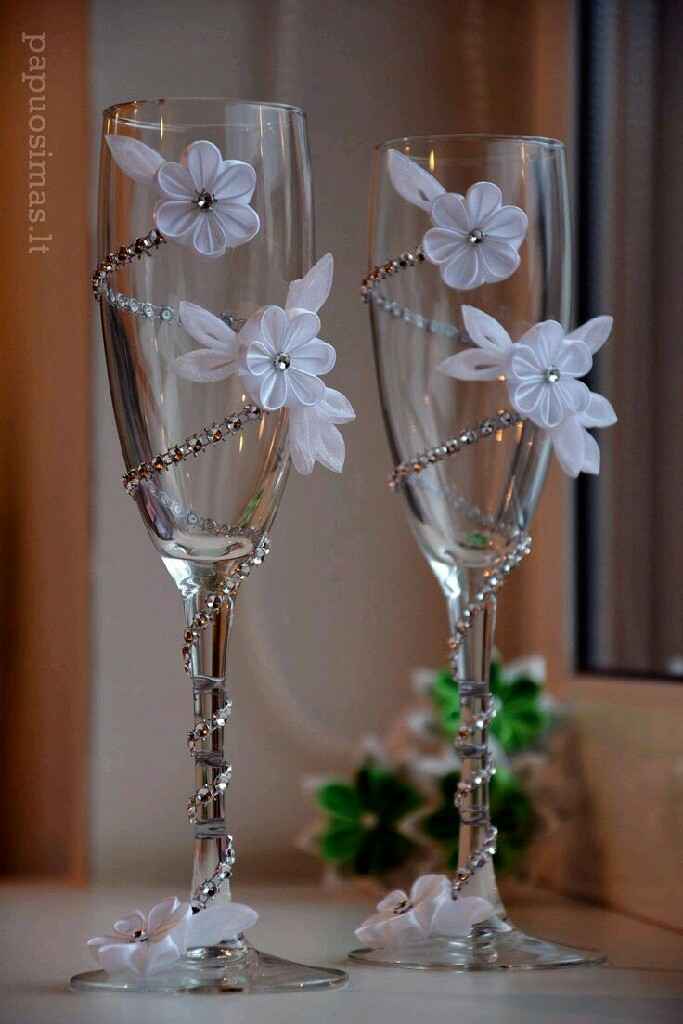 Decoración de copas en blanco - 5