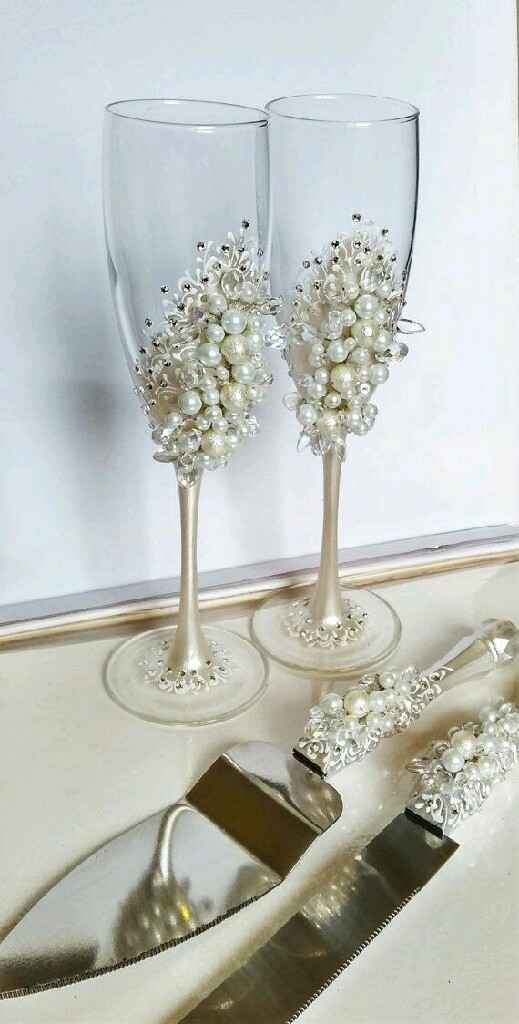 Decoración de copas en blanco - 12