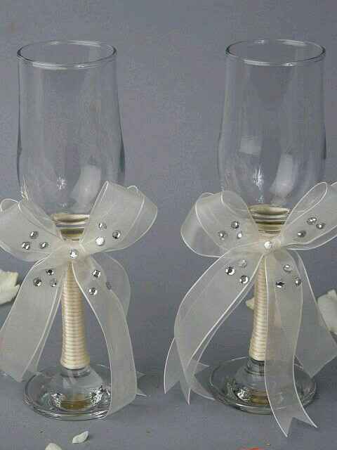 Decoración de copas en blanco - 23