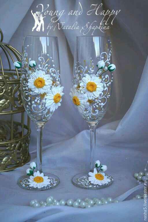 Decoración de copas en blanco - 25