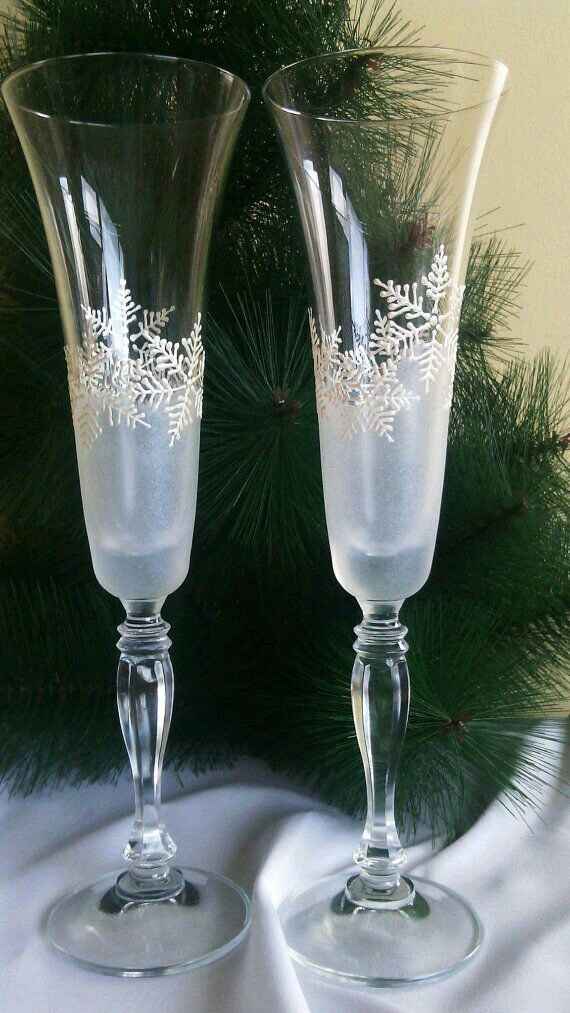 Decoración de copas en blanco - 33
