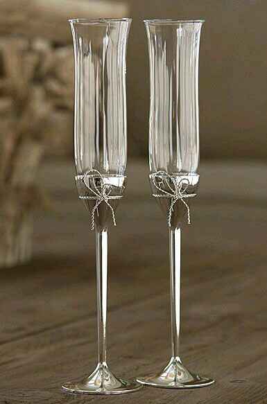 Copas decoradas en gris y plata - 30