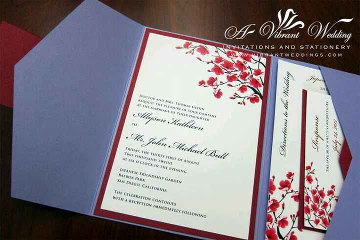 Colores para la boda lila y rojo?? - 7