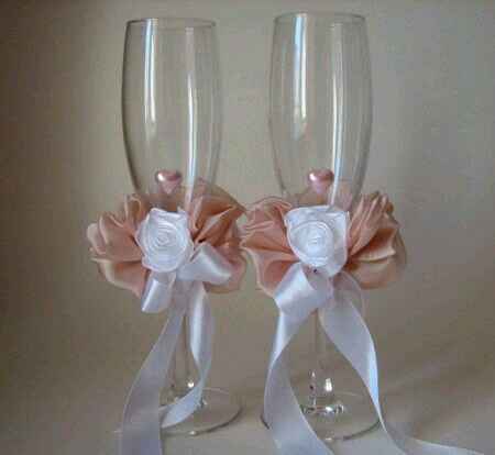 Copas decoradas en rosa - 19