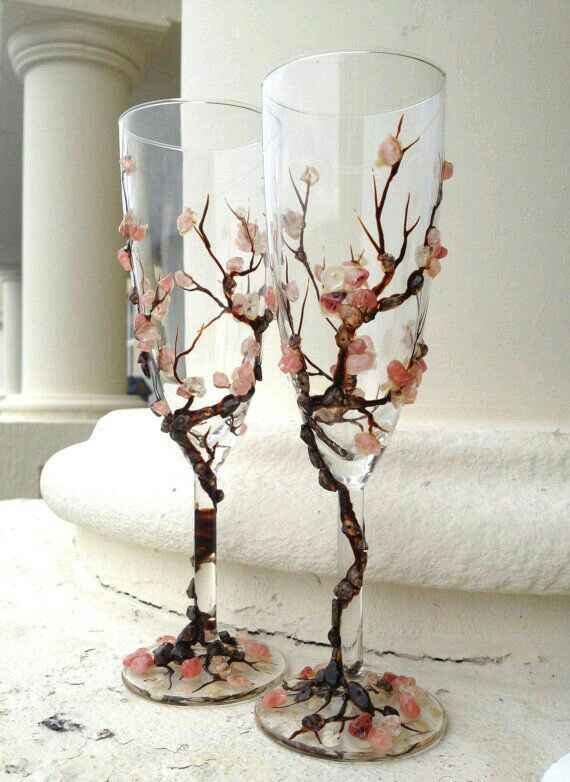 Copas decoradas en cafe - 1
