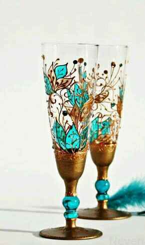 Copas decoradas en cafe - 15