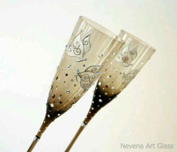 Copas decoradas en cafe - 21
