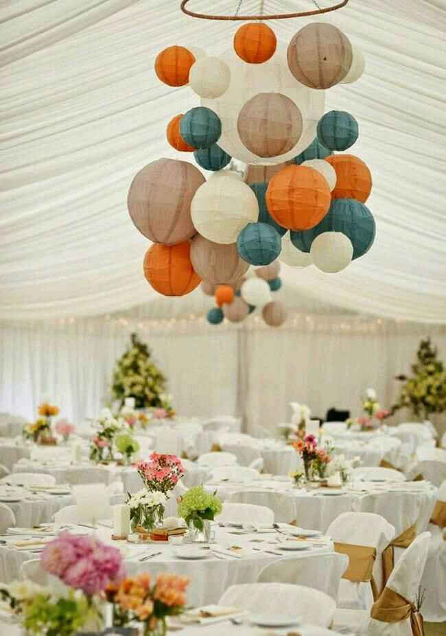 Decoración con lamparas de papel - 40