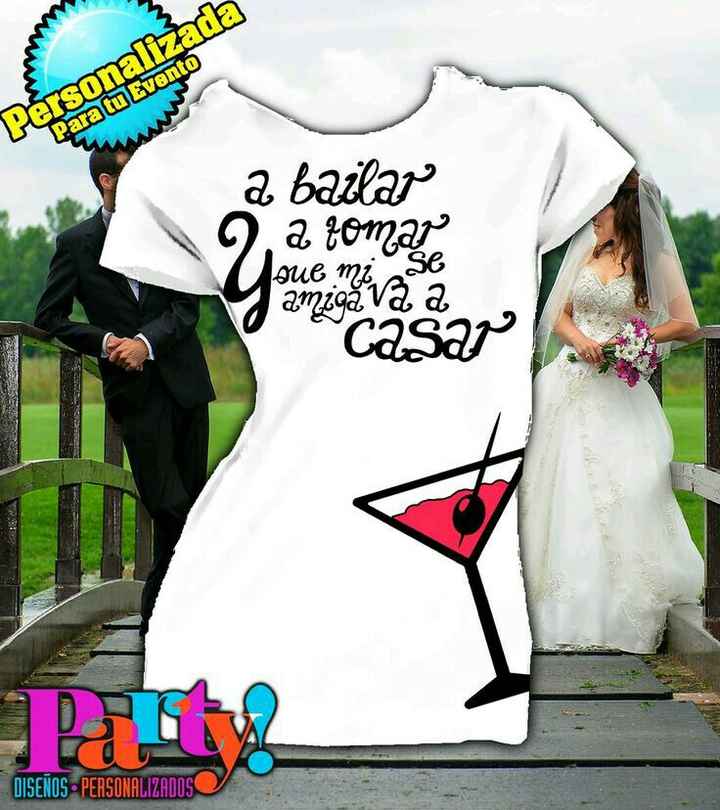 Playeras  y distintivos para la despedida - 15