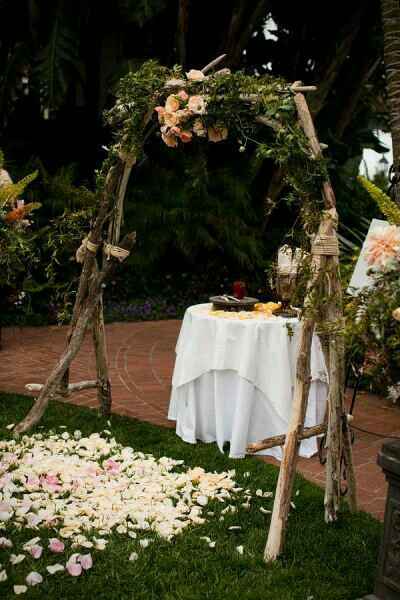 Ideas con madera para su boda - 67