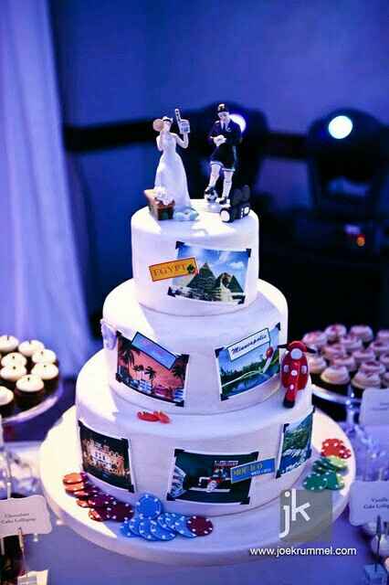  Cake toppers y pasteles viajeros - 30