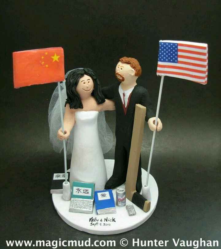  Cake toppers de parejas internacionales - 35